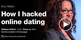 TED TALK- Amy Webb HOw hacked online dating
